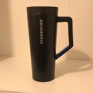 COPY - 16ounce coffee thermos with sip lip and carry mug clipable handle